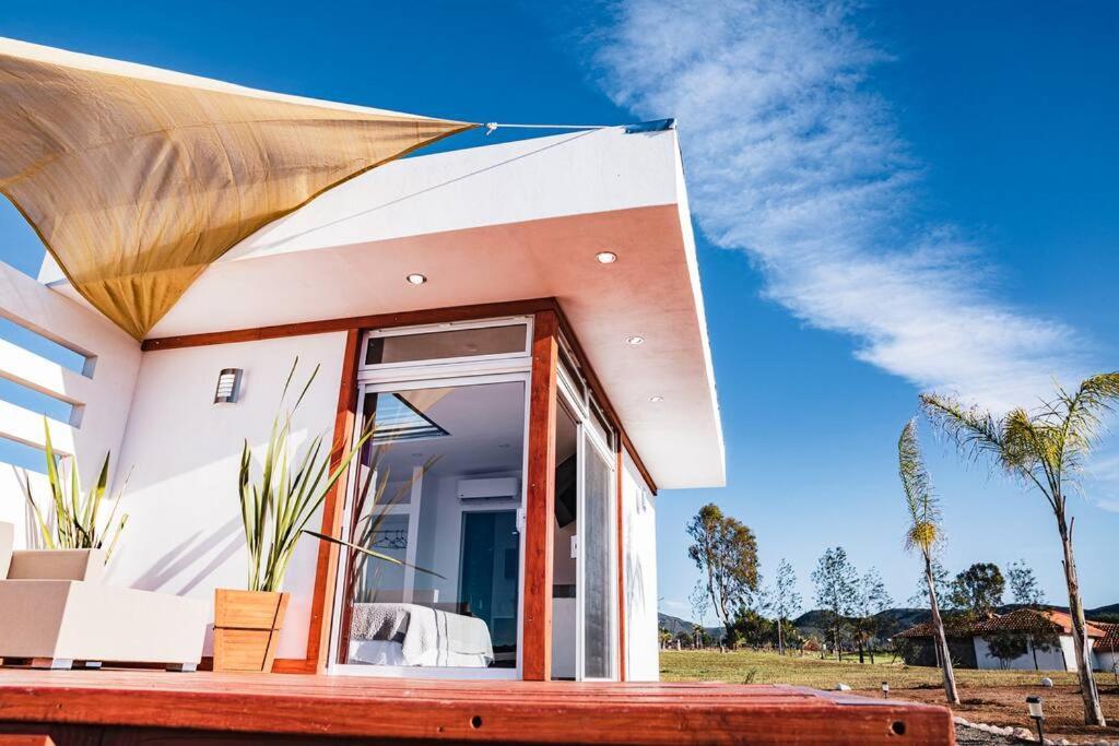 Cabana El Alamo Con Jacuzzi Villa Valle de Guadalupe Dış mekan fotoğraf
