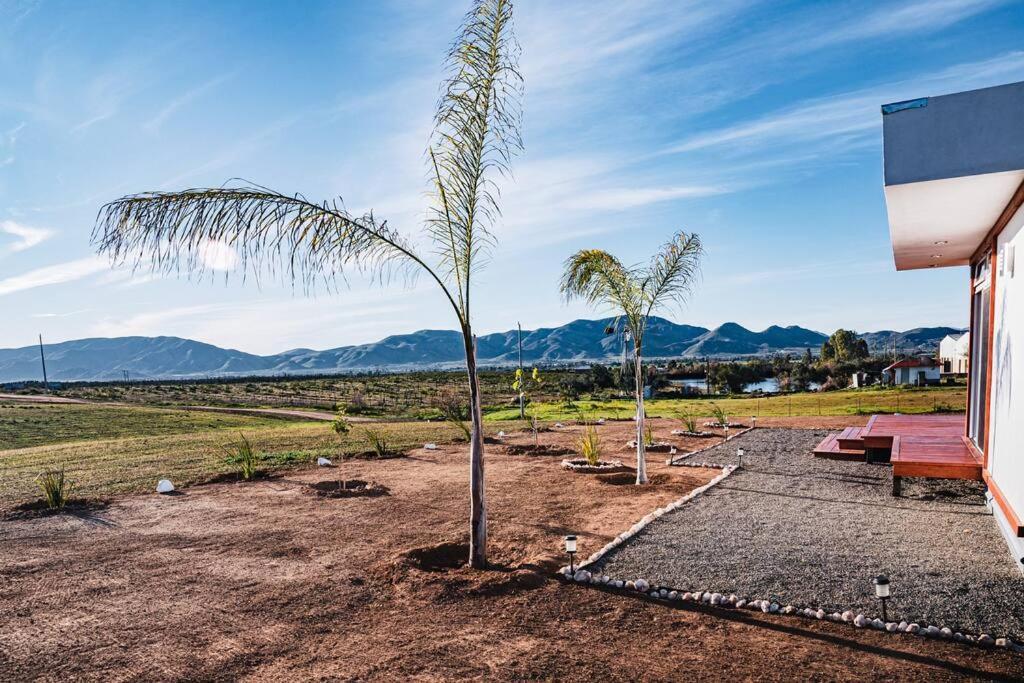 Cabana El Alamo Con Jacuzzi Villa Valle de Guadalupe Dış mekan fotoğraf
