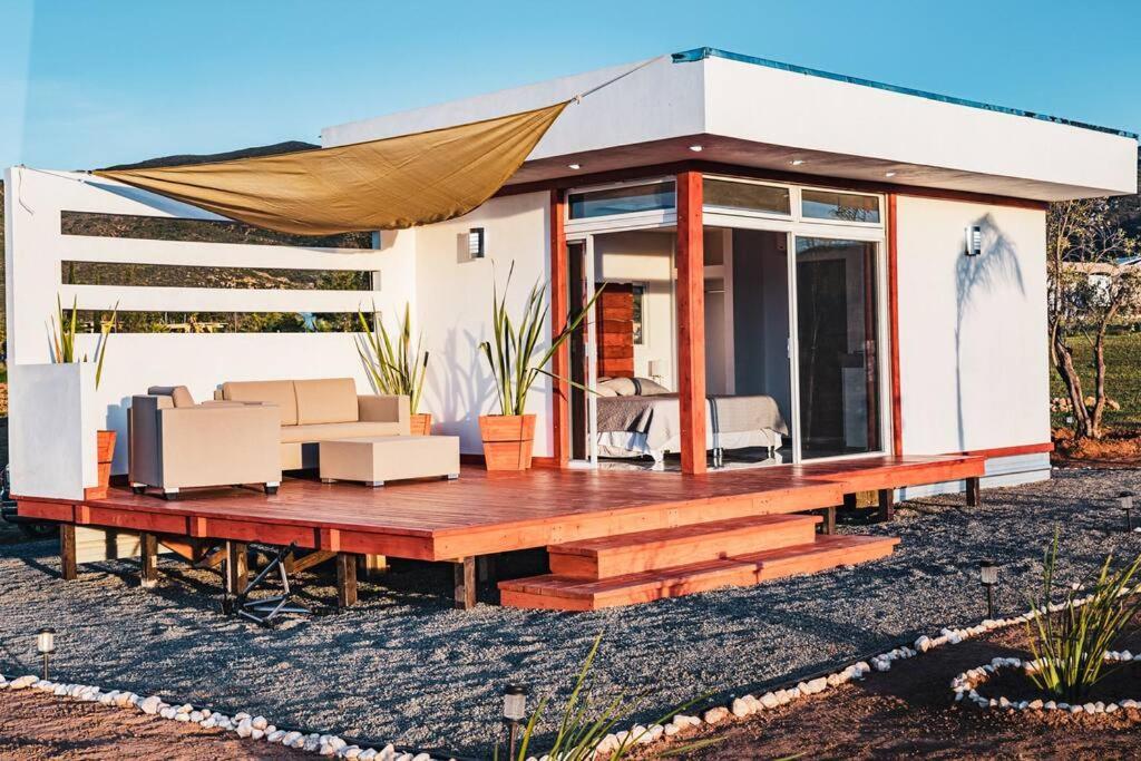 Cabana El Alamo Con Jacuzzi Villa Valle de Guadalupe Dış mekan fotoğraf